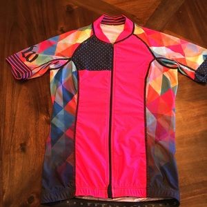 Wattie Ink Prism Cycling Top Small